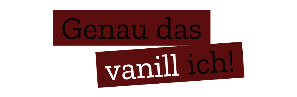 JJ´s No.1 - Genau das vanill ich!